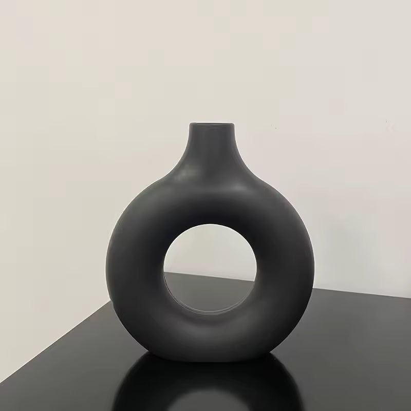 Donut Shape Single Flower Pot
