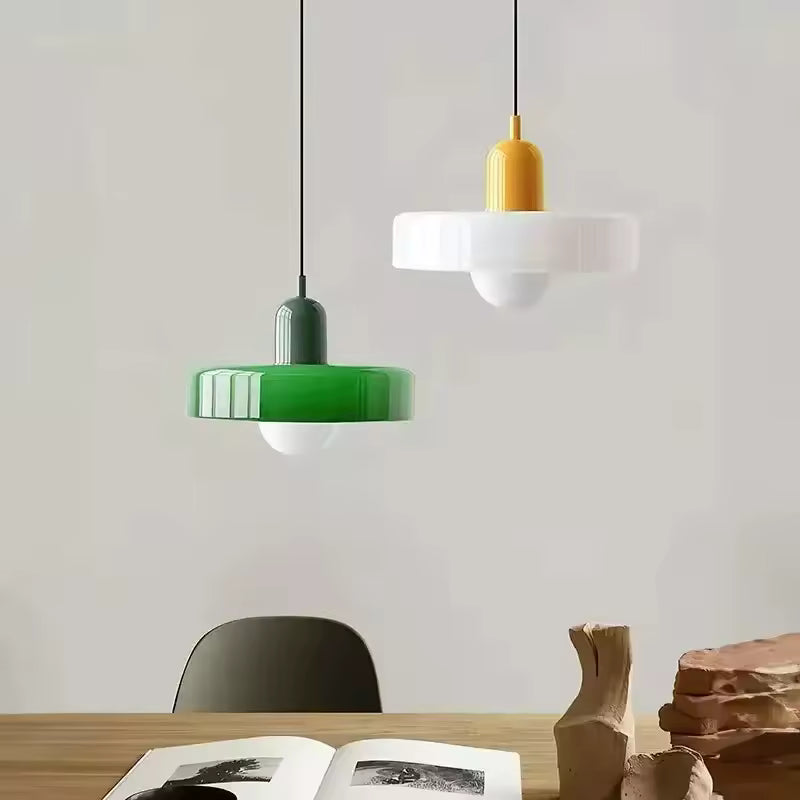 Nordic Retro Glass Pendant Lamps