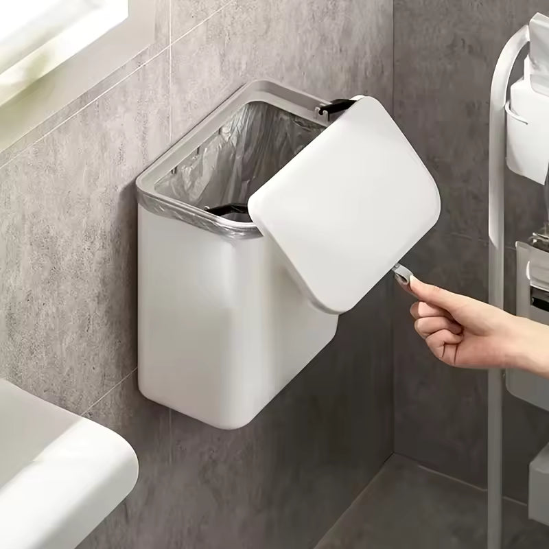 Wall-Mounted Trash Bin for Kitchen
