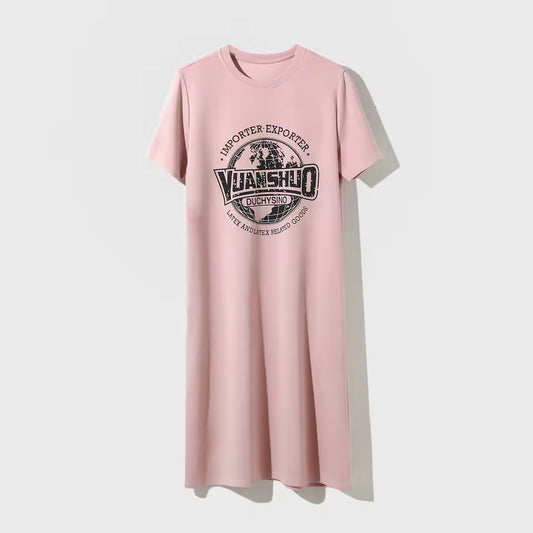 Casual Loose Dress Short sleeves