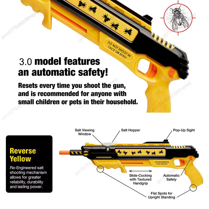 Laser Salt Mosquito Gun