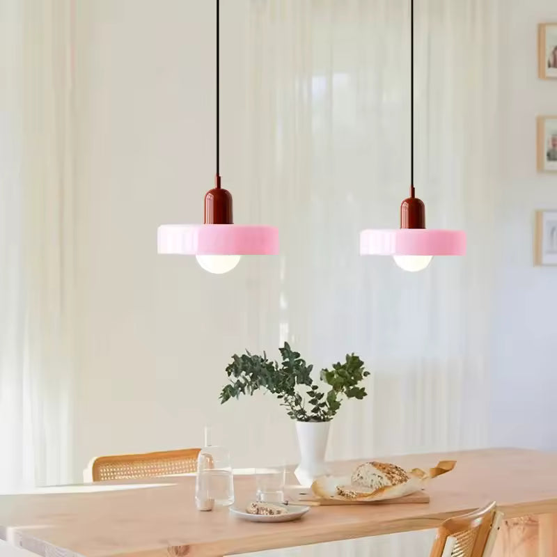 Nordic Retro Glass Pendant Lamps