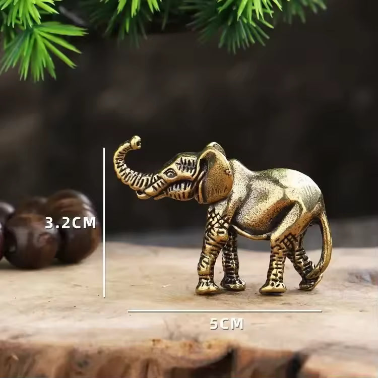 Brass Elephant Metal Figurines