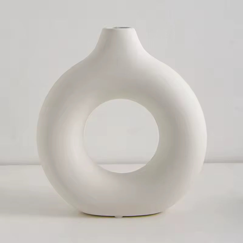 Donut Shape Single Flower Pot