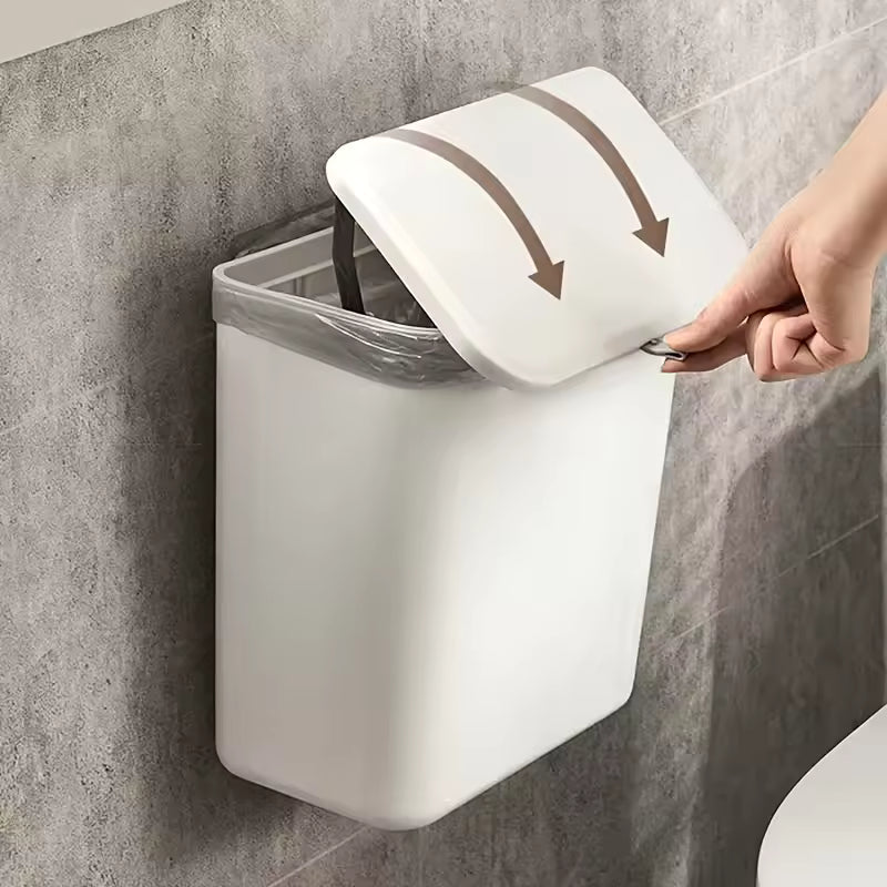 Wall-Mounted Trash Bin for Kitchen