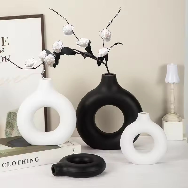 Donut Shape Single Flower Pot