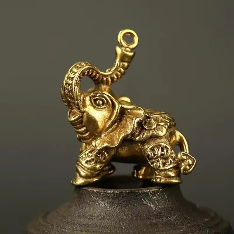 Brass Elephant Metal Figurines