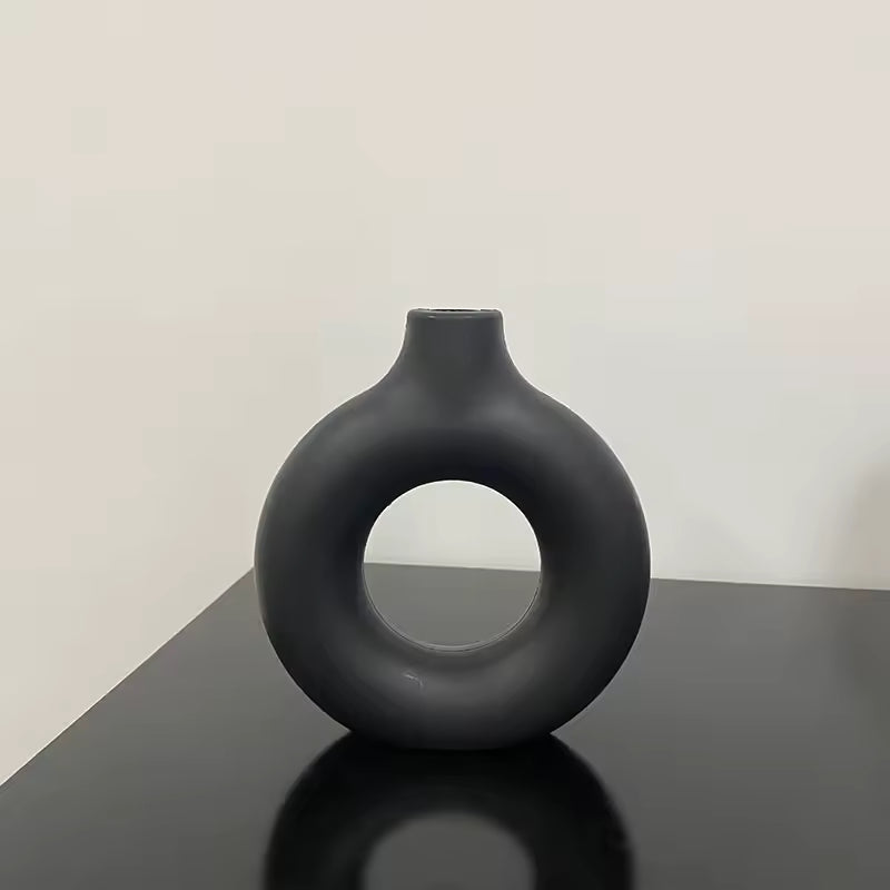 Donut Shape Single Flower Pot