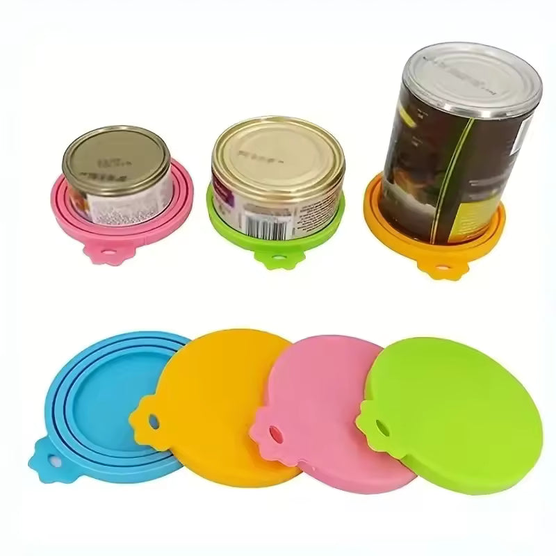 Reusable Silicone Pet Can Lid – BPA Free, Fits Most Cans