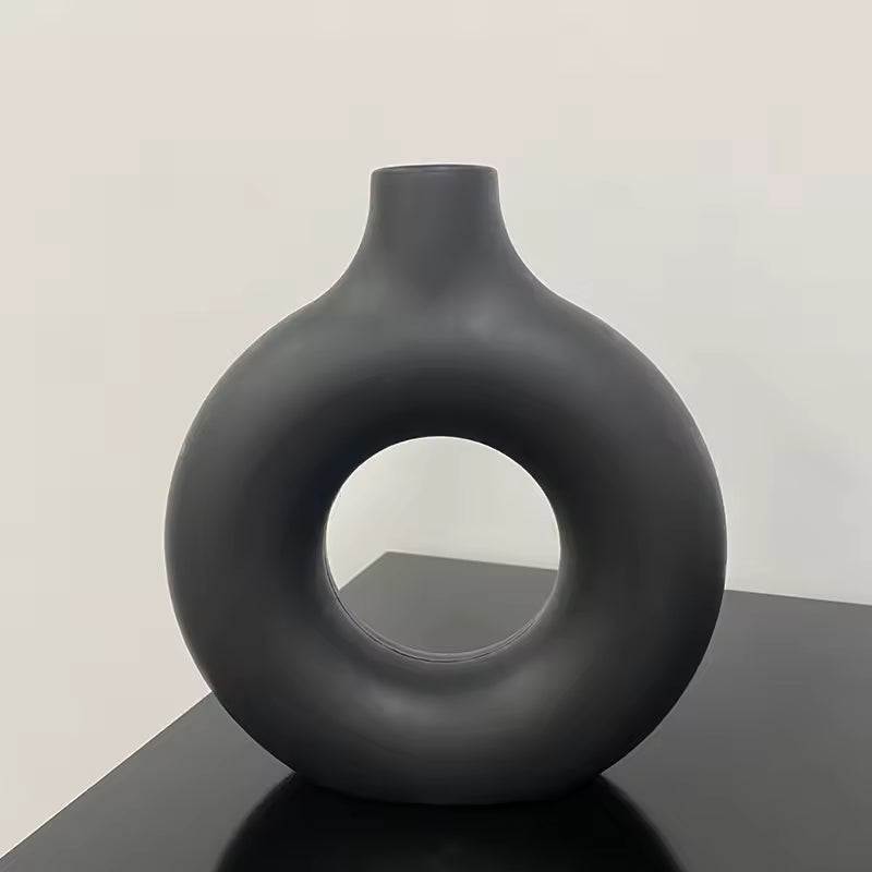 Donut Shape Single Flower Pot