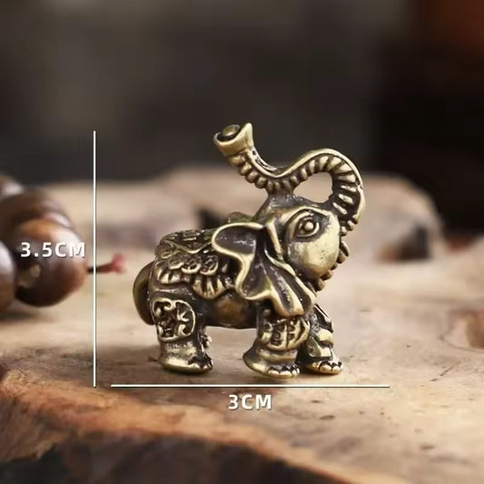 Brass Elephant Metal Figurines