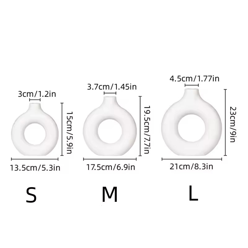 Donut Shape Single Flower Pot