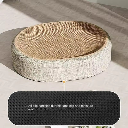 Oval Shape Scratch Pad For Cats