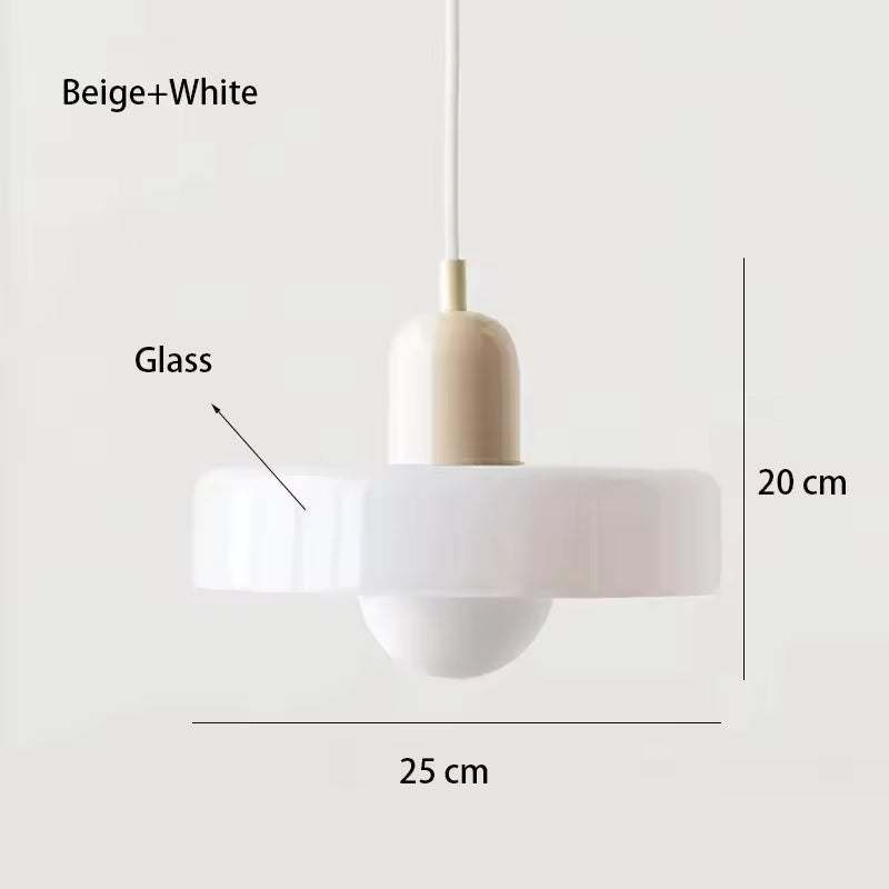 Nordic Retro Glass Pendant Lamps