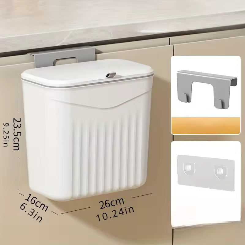 Wall-Mounted Trash Bin for Kitchen