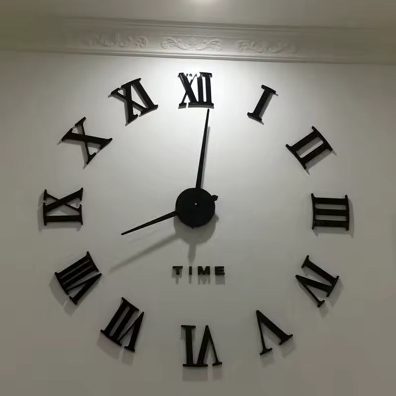 Large 3D DIY Wall Clock