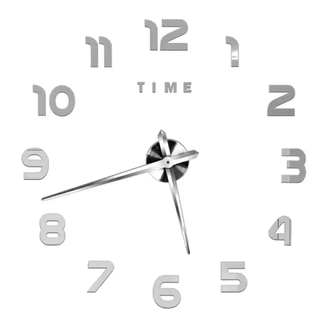 Large 3D DIY Wall Clock