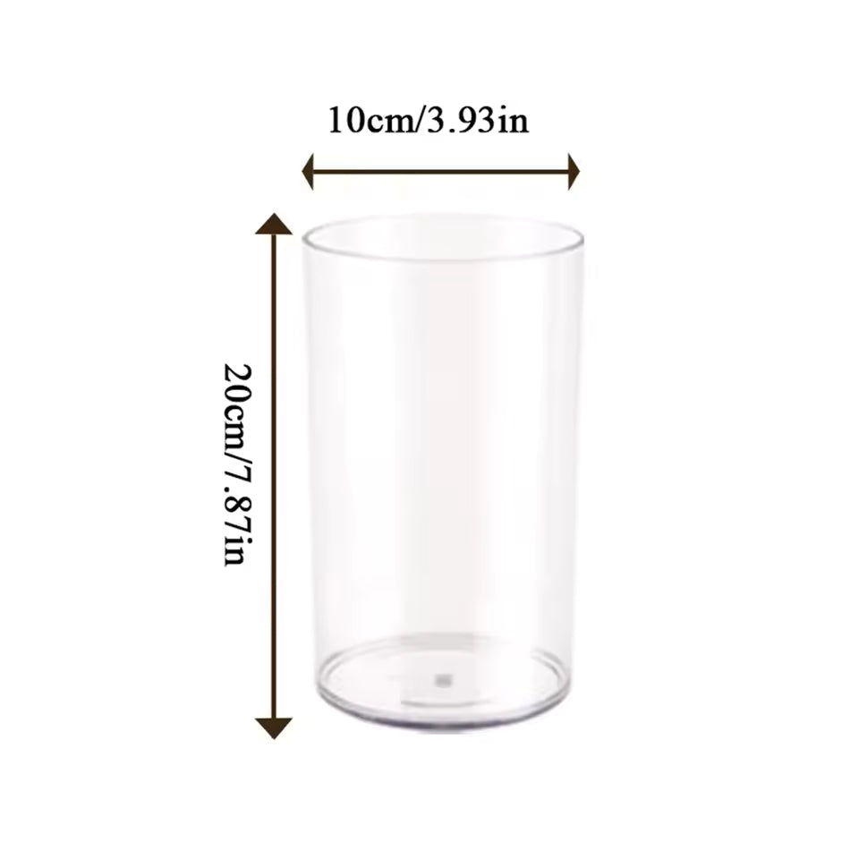 Acrylic Clear Cylinder Flower Vase