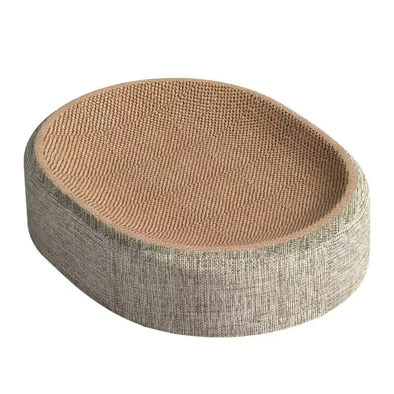 Oval Shape Scratch Pad For Cats