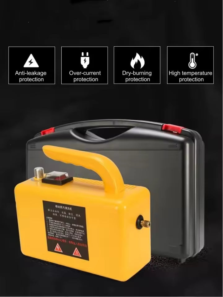 High Temp 2600W Steam Cleaner 220V Portable Pressure Washer
