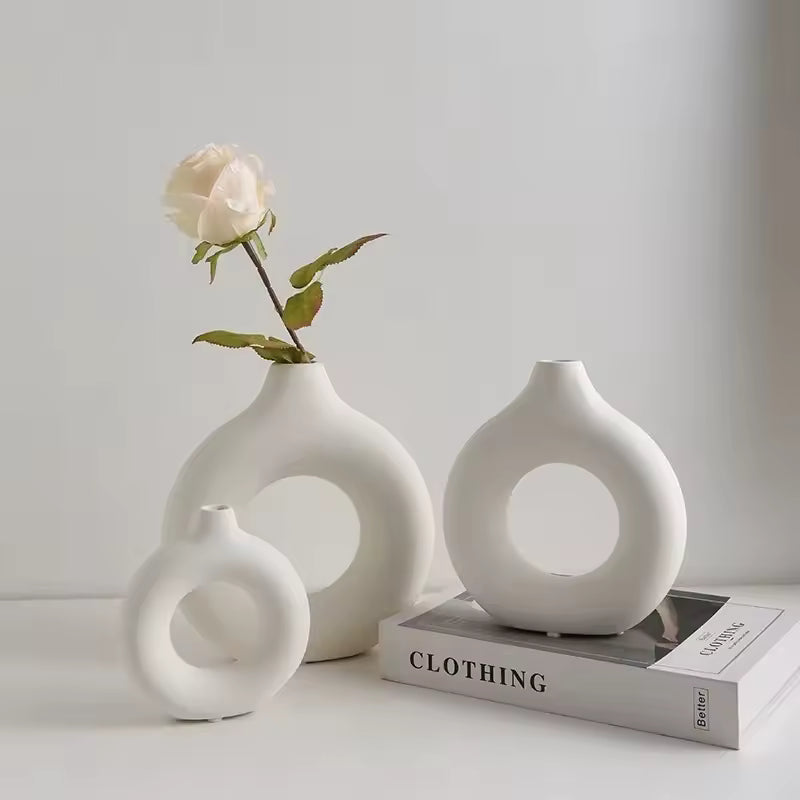 Donut Shape Single Flower Pot