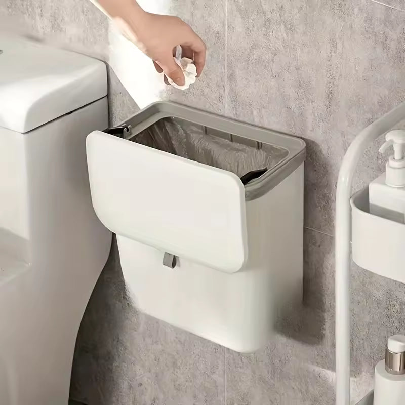 Wall-Mounted Trash Bin for Kitchen