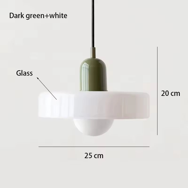 Nordic Retro Glass Pendant Lamps