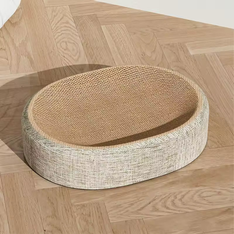 Oval Shape Scratch Pad For Cats