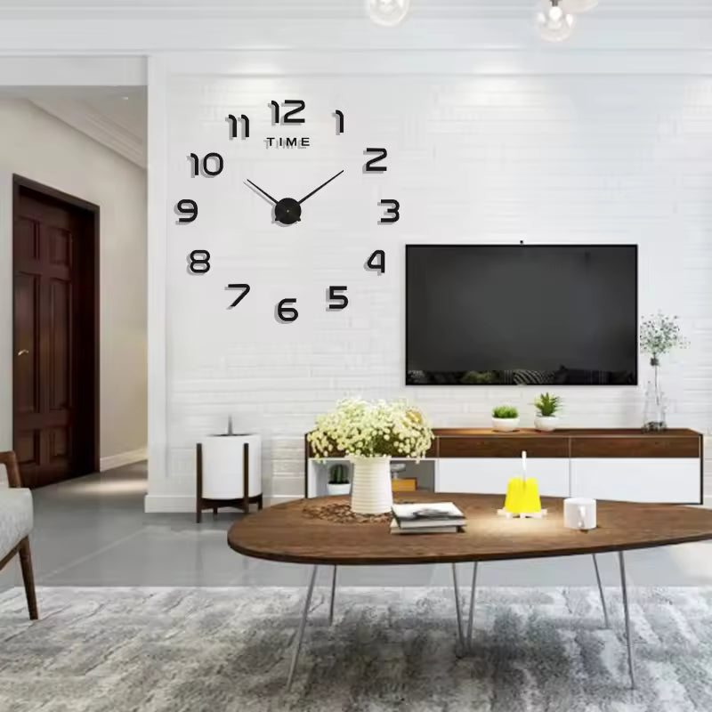 Large 3D DIY Wall Clock