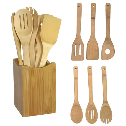 Bamboo Cooking Utensil Set