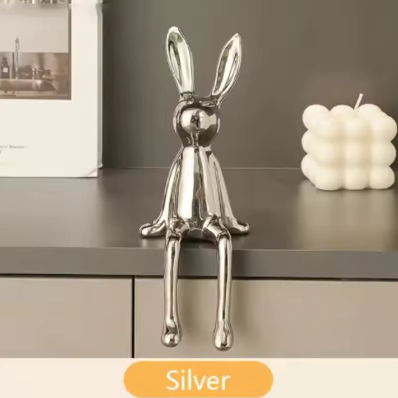 Creative Ceramic Long-Eared Rabbit