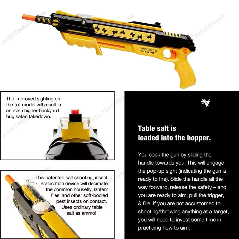 Laser Salt Mosquito Gun