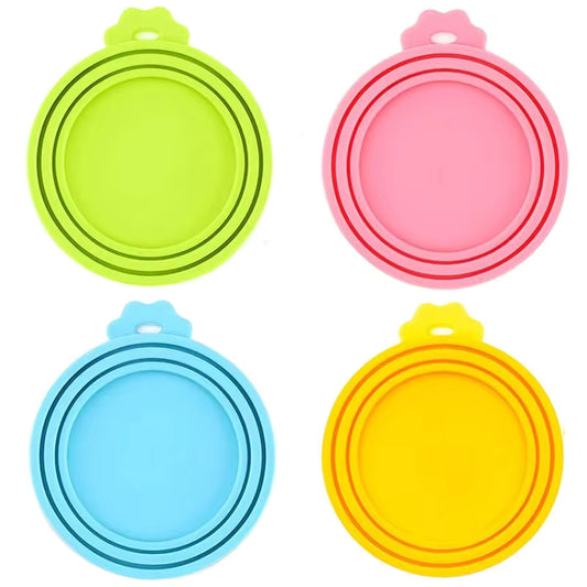 Reusable Silicone Pet Can Lid – BPA Free, Fits Most Cans