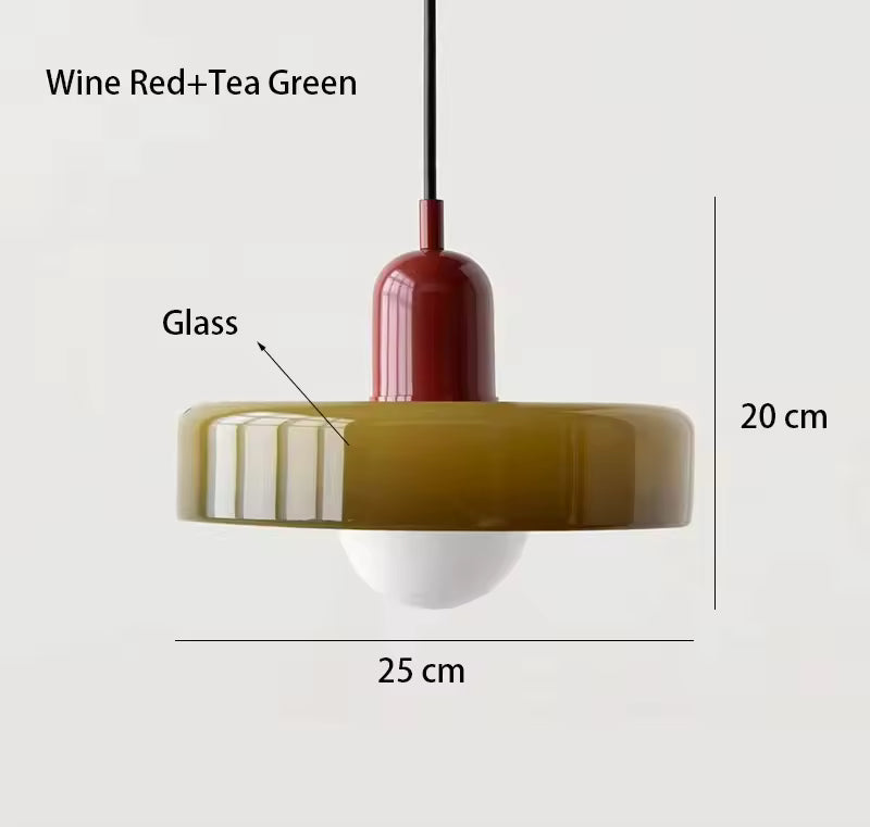 Nordic Retro Glass Pendant Lamps