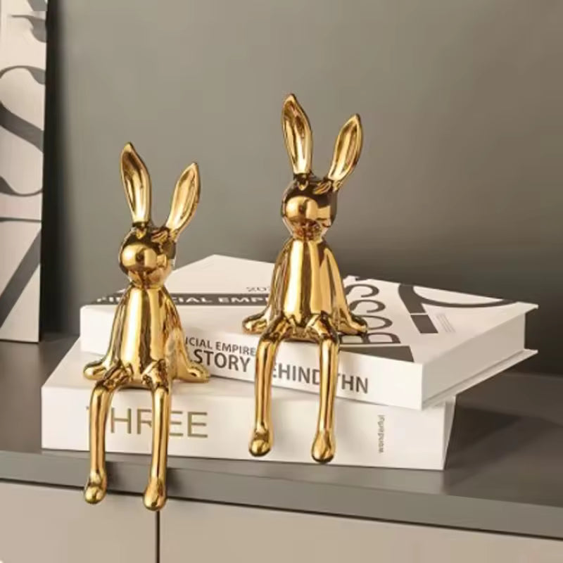 Creative Ceramic Long-Eared Rabbit