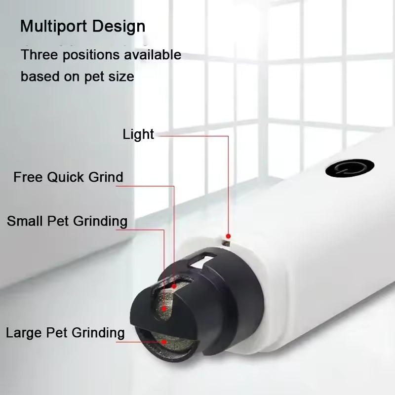 Electric Dog Nail Clippers Rechargeable USB Charging