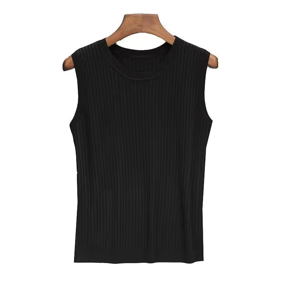 Women’s Summer Sleeveless Knitted Blouse