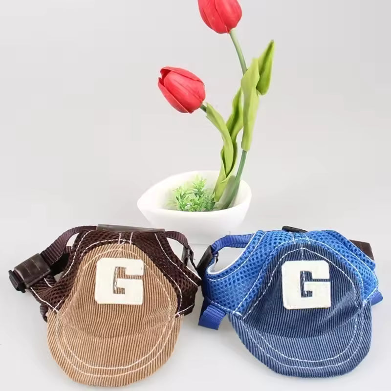 Breathable Baseball Dog Caps