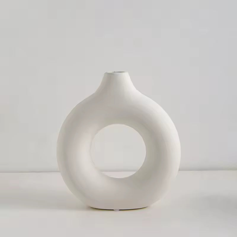 Donut Shape Single Flower Pot