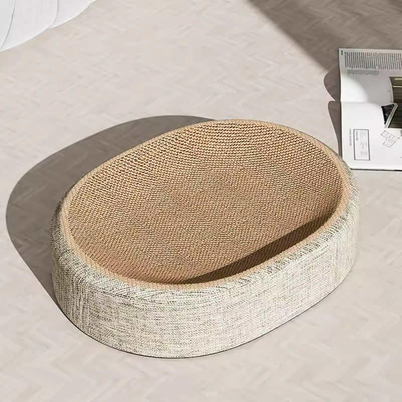 Oval Shape Scratch Pad For Cats