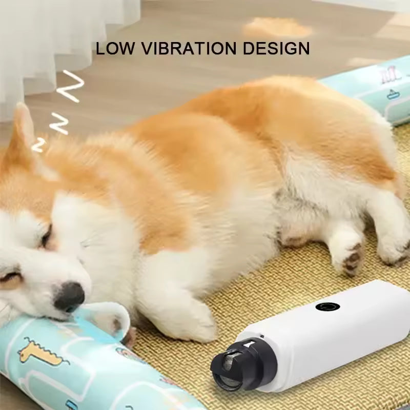 Electric Dog Nail Clippers Rechargeable USB Charging