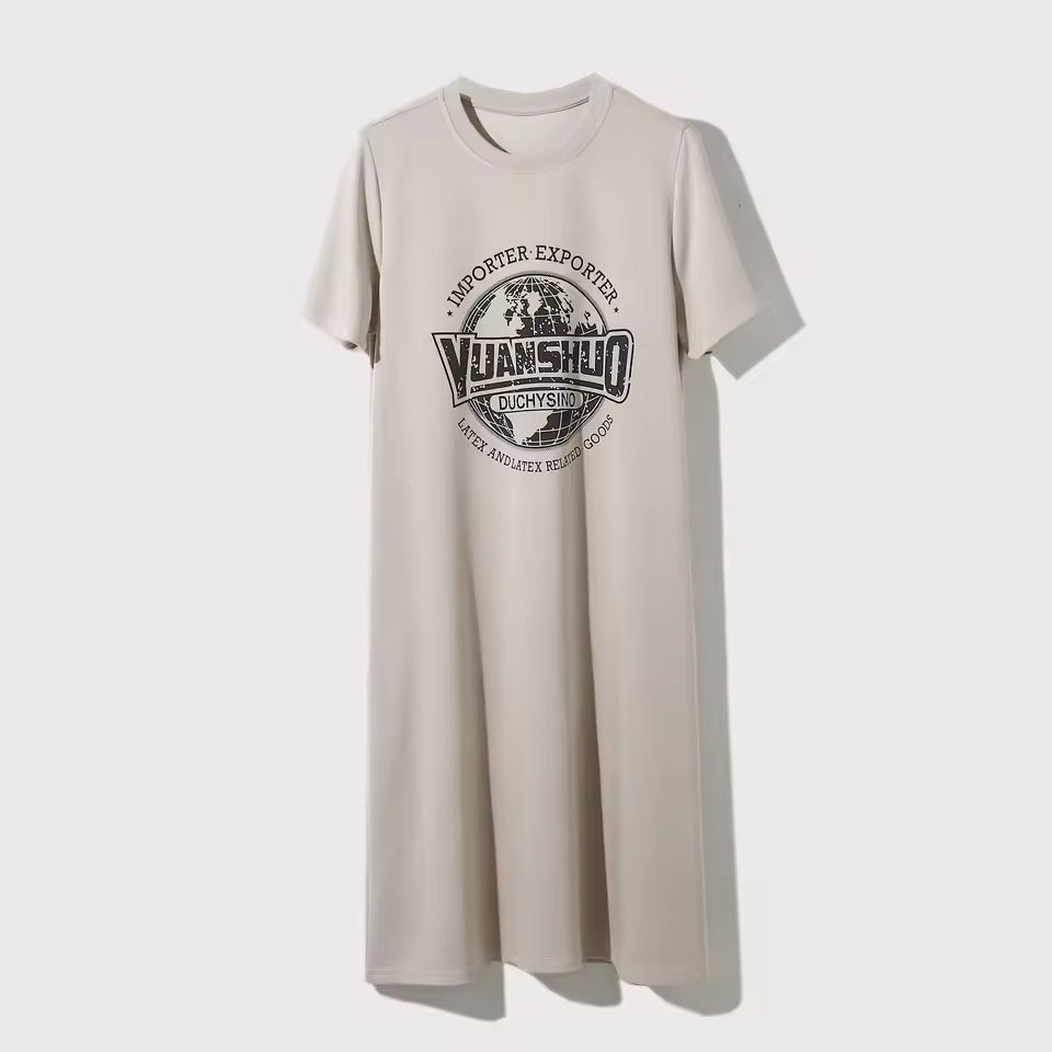 Casual Loose Dress Short sleeves