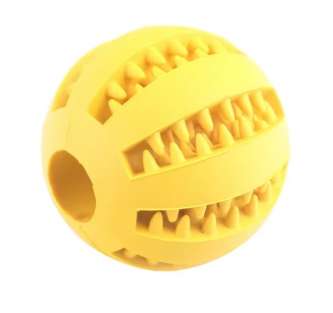 Natural Rubber Dog Leaking Ball Toy – Chew & Play