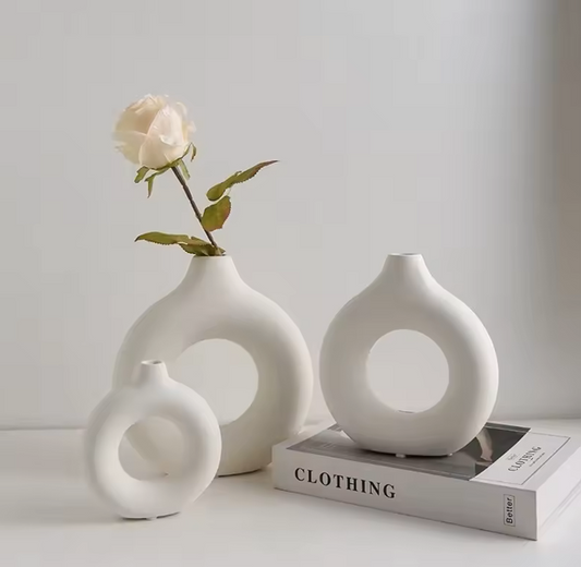 Donut Shape Single Flower Pot