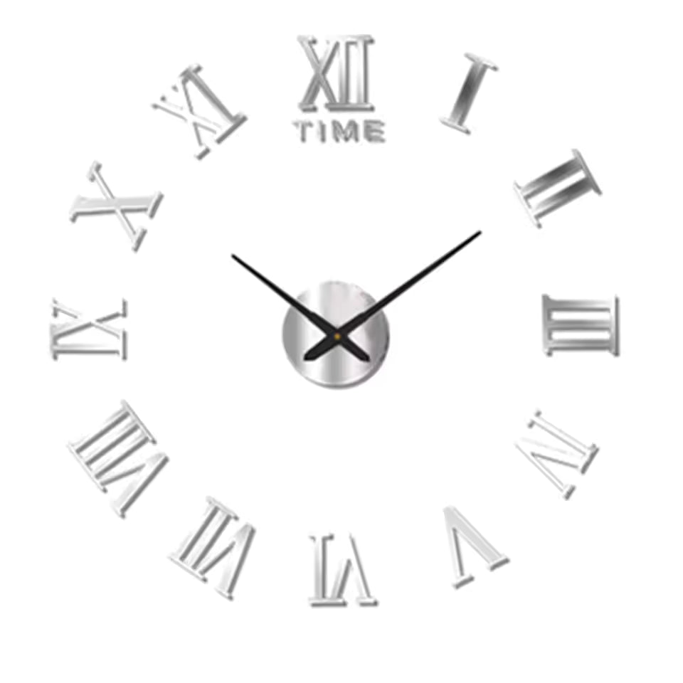 Large 3D DIY Wall Clock