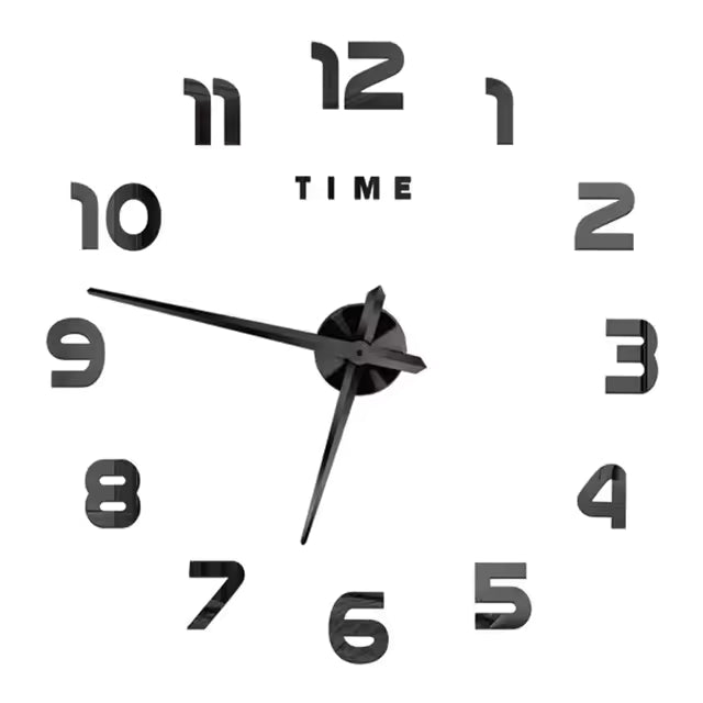 Large 3D DIY Wall Clock