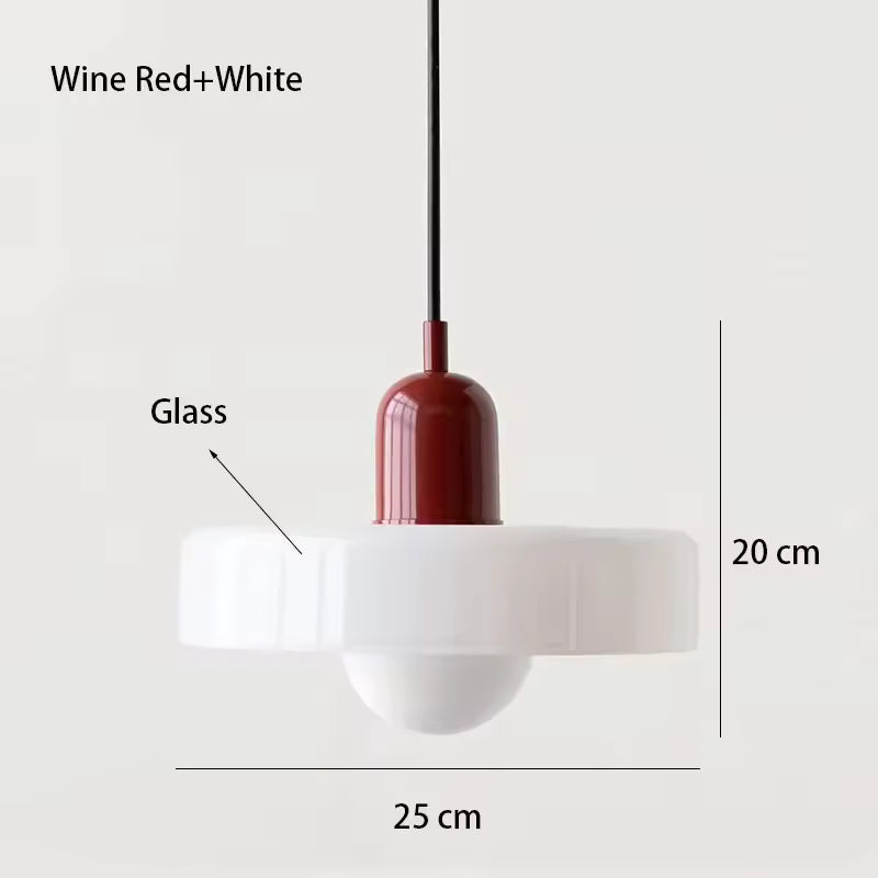 Nordic Retro Glass Pendant Lamps