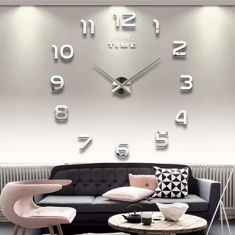 Large 3D DIY Wall Clock