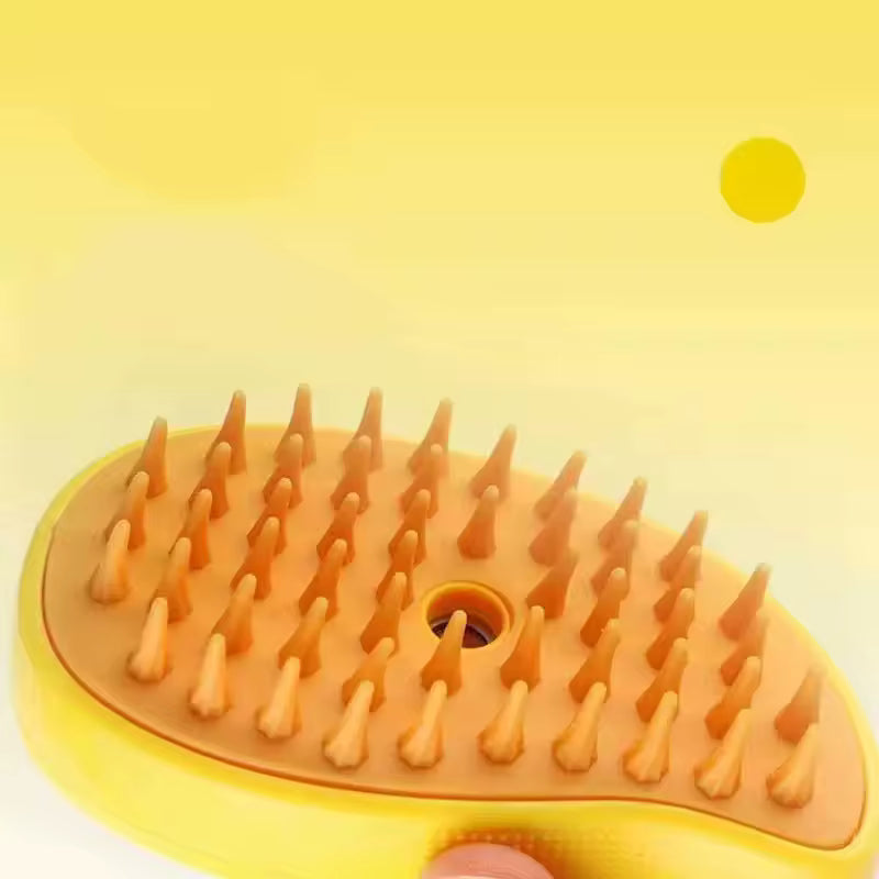 Hot pet spray massage comb