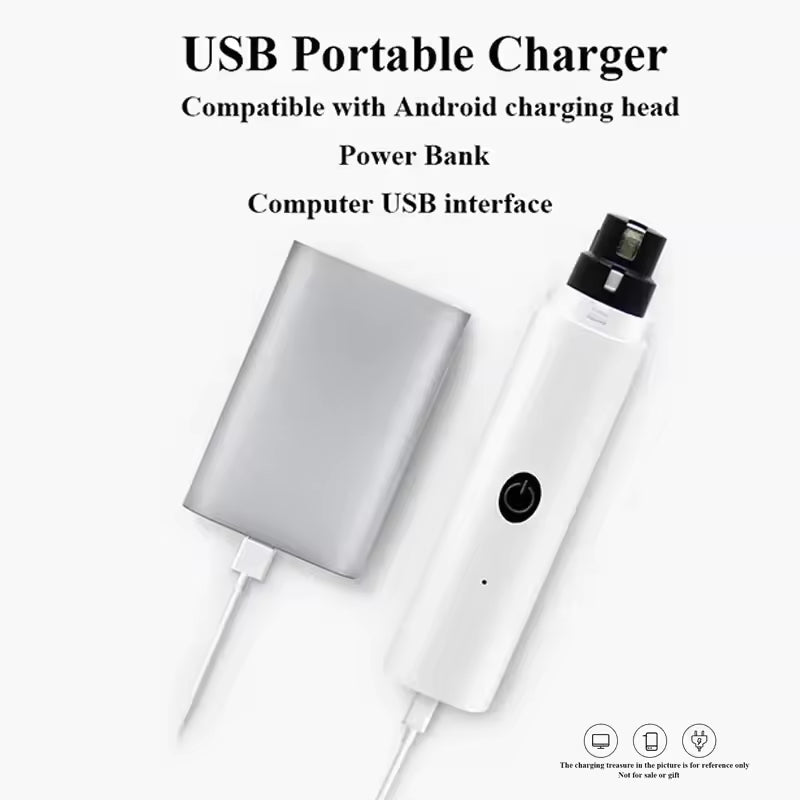 Electric Dog Nail Clippers Rechargeable USB Charging
